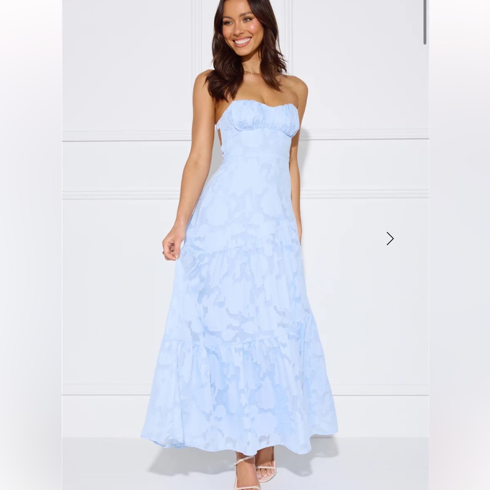 NWT Hello Molly My Best Strapless Maxi Dress Size XS/US 2